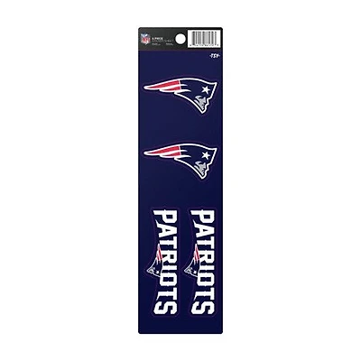 NFL 4Pc Sticker Sheet Patriots