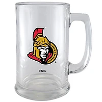 NHL Beer Mug 15 Oz Glass Sport W/Wordmark Senators