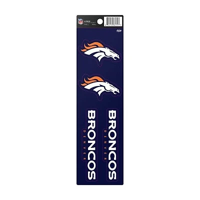 NFL 4Pc Sticker Sheet Broncos