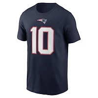 NFL Player T-Shirt Name And Number Mac Jones Patriots