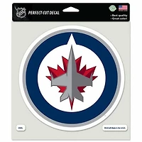 NHL Perfect Cut Decal 8x8 Jets