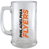 NHL Beer Mug 15 Oz Glass Sport W/Wordmark Flyers
