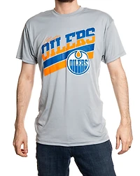 NHL T-Shirt Performance Rashguard Stripes Devils