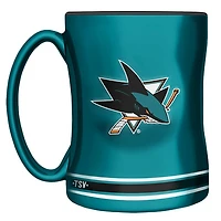 NHL Coffee Mug Sculpted Relief Sharks