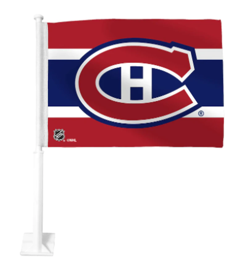 NHL Car Flag 11x15 Canadiens