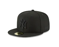 MLB Hat 5950 Basic Blackout Yankees
