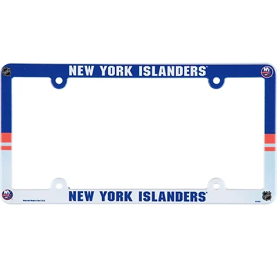 NHL License Plate Frame Plastic Islanders