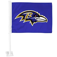 NFL Car Flag 11x15 Logo Ravens