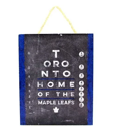 NHL 8"x10" Wooden Sign Home Style Maple Leafs