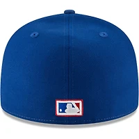 MLB Hat 5950 Cooperstown 1969-91 Expos (White and Royal Blue)