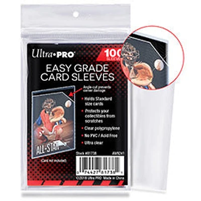 Ultra Pro Easy Grade Card Sleeves Clear 100 Pack