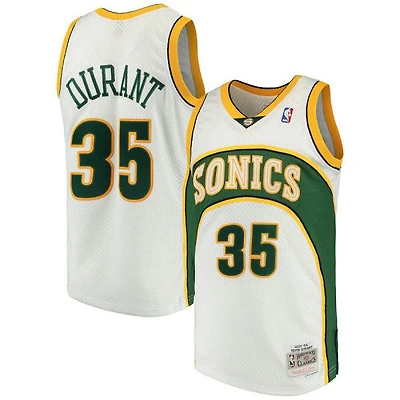NBA Hardwood Classics Player 2007-08 Swingman Jersey Kevin Durant Supersonics (White)