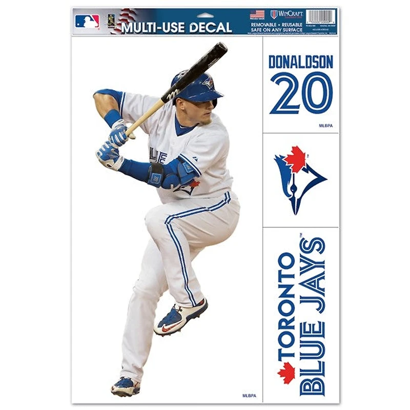MLB Player Multi-Use Decal Josh Donaldson Blue Jays