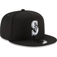 MLB Hat 950 Basic Snap Black and White Mariners