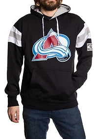 NHL Hoodie Retro Varsity Inset Avalanche