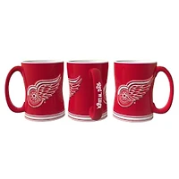 NHL Coffee Mug Sculpted Relief Red Wings