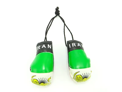 Country Boxing Gloves Set Iran (1907-1980) (Black Border)