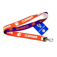 NCAA Lanyard 2 Tone Clemson Tigers