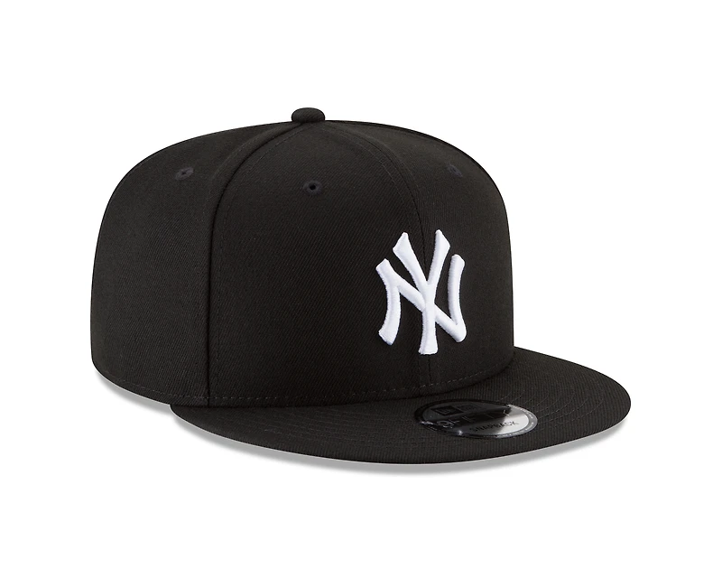 MLB Hat 950 Basic Snapback Black and White Yankees