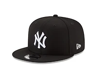 MLB Hat 950 Basic Snapback Black and White Yankees