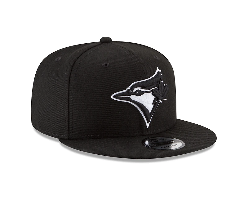 MLB Hat 950 Basic Snap Black and White Blue Jays
