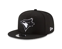 MLB Hat 950 Basic Snap Black and White Blue Jays