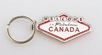 Country Keychain Welcome to Fabulous Canada