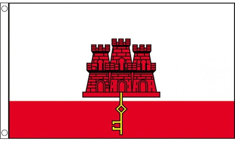 Country Flag 3x5 Gibraltar