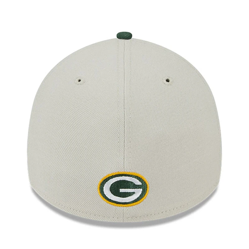 NFL Hat 3930 Draft 2023 Beige Packers