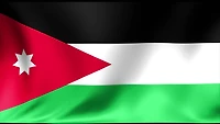 Country Flag 3x5 Jordan