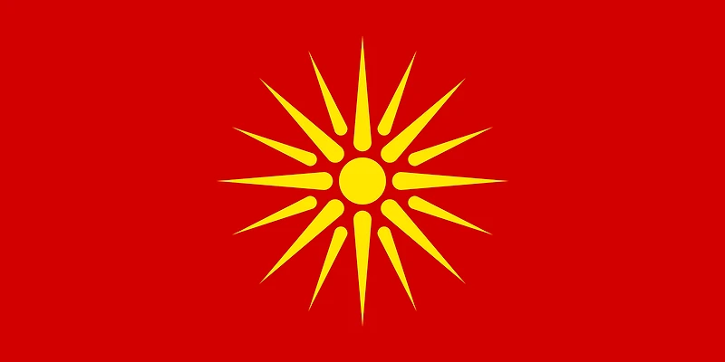 Country Flag 3x5 Macedonia (1992-1995)