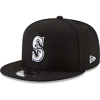 MLB Hat 950 Basic Snap Black and White Mariners