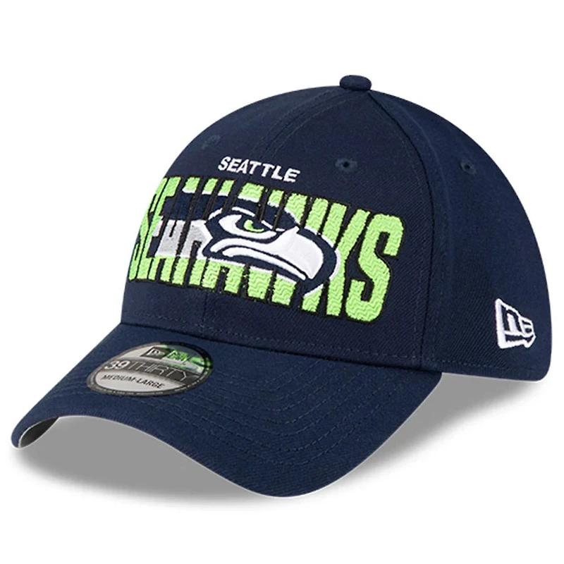 NFL Hat 3930 Draft 2023 Colorwave Seahawks