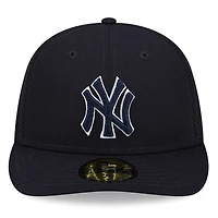 MLB Hat 5950 Trucker Batting Practice 2023 Yankees (Navy Blue)