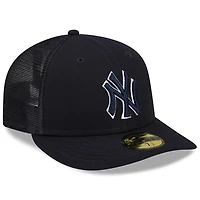 MLB Hat 5950 Trucker Batting Practice 2023 Yankees (Navy Blue)