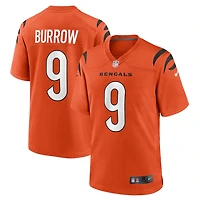 NFL Player Game Jersey Alt Orange Joe Burrow Bengals