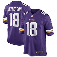 NFL Player Game Jersey Home Justin Jefferson Vikings
