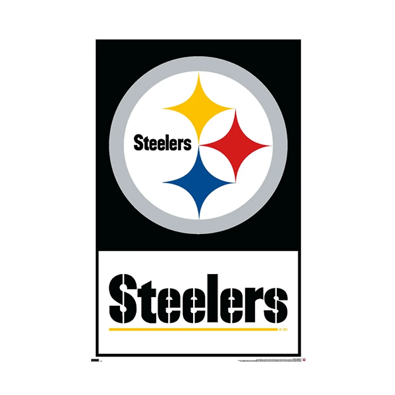 NFL Wall Poster Logo Steelers