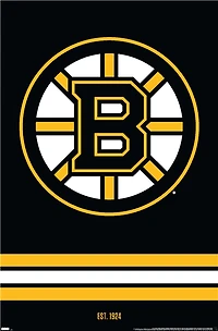 NHL Wall Poster Logo Bruins