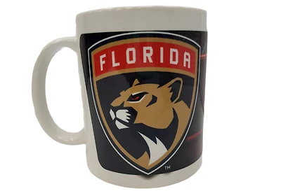 NHL Coffee Mug Subl. 11 Oz C-Handle White Panthers