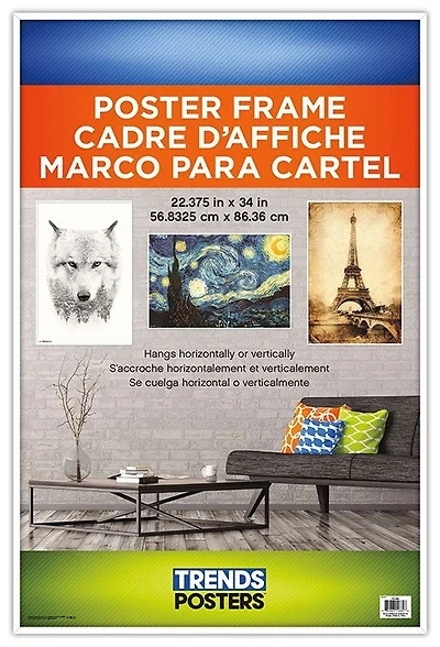 Poster Frame 22.375" X 34" (White)
