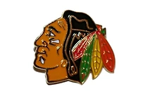 NHL Lapel Pin Logo Blackhawks