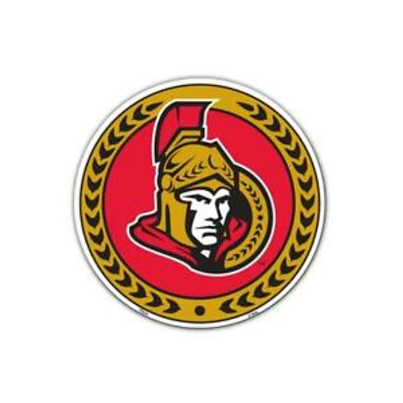 NHL Magnet 8" Round Logo Senators (2007/08 - 2019/20 Logo)