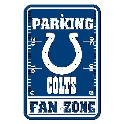 NFL Parking Sign Fan Zone Colts