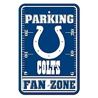 NFL Parking Sign Fan Zone Colts
