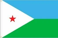 Country Flag 3x5 Djibouti