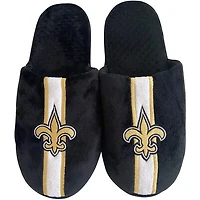 NFL Slippers Striped Team Saints