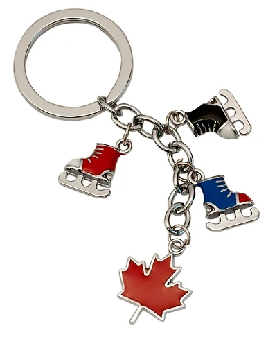Country Keychain Hockey Skates Canada
