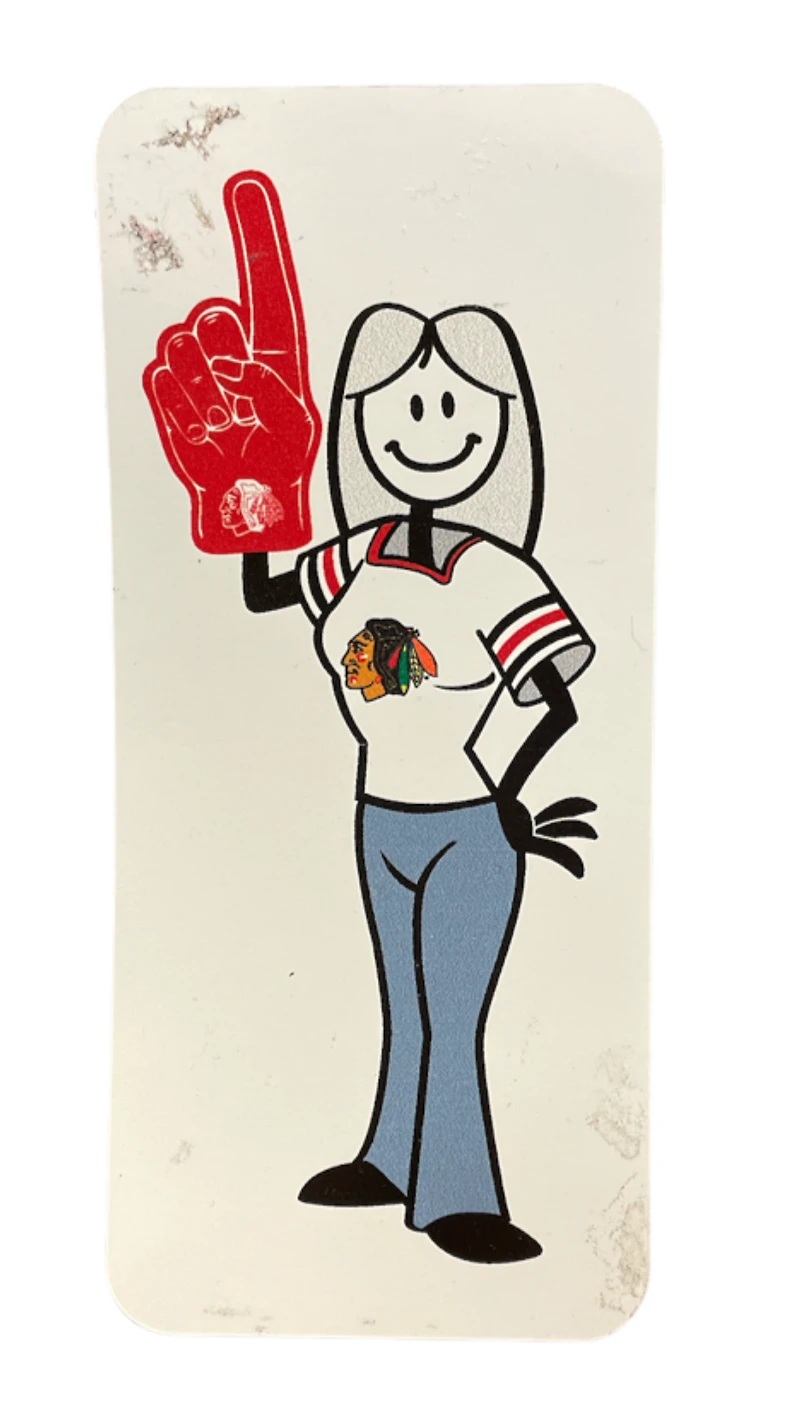 NHL Die-Cut Magnets Family Mom Blackhawks