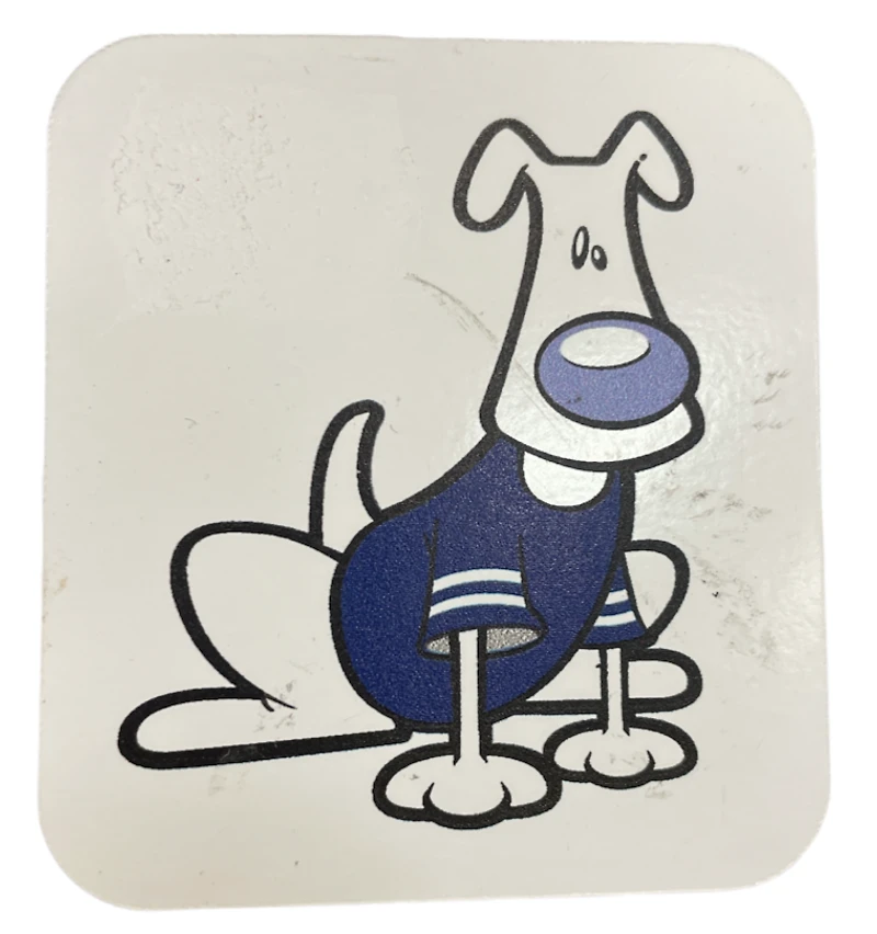 NHL Die-Cut Magnets Family Dog Maple Leafs